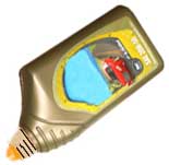 motor oil bottle pouring